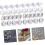 800pcs Earring Backs Silicone Earring Backs Replacements for Studs and Hooks Soft Safety Pads 7