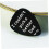 2pcs Stainless Steel Guitar Picks Lightweight Smooth Surface Creative Design Workmanship Black Gift 4