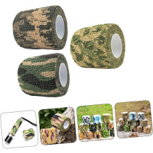9 rouleaux de ruban adhésif camouflage extérieur pour la chasse, ruban d'emballage pratique, motif camouflage