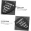 2pcs Stainless Steel Guitar Picks Lightweight Smooth Surface Creative Design Workmanship Black Gift 7