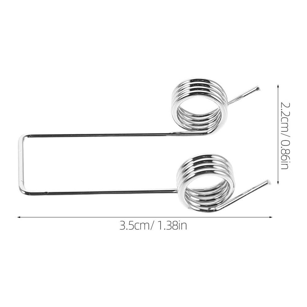 8Pcs Stainless Steel V-Shape Torsion Springs 1.0X8x130 Flip Trash Can Lid Replacement Springs 8686962021615
