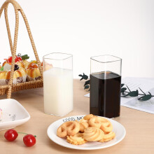 2er-Pack Wasserbecher aus Glas, 400 ml, schlichtes, kreatives Design, mikrowellengeeignet