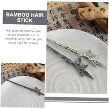 Stück Haarnadeln aus Bambus, Vintage-Haarstäbchen aus chinesischer Produktion, Haarstäbchen in Bambusform