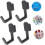 80pcs Peg Board Hook Plastic Display Hook Shelf Hanger Supplies J Shape 2