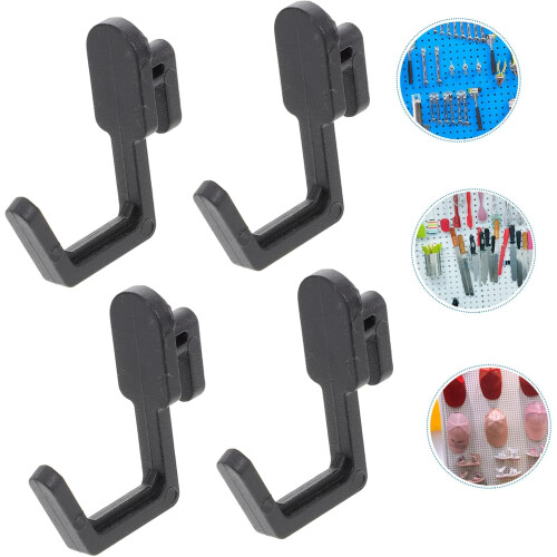 80pcs Peg Board Hook Plastic Display Hook Shelf Hanger Supplies J Shape 1