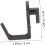 80pcs Peg Board Hook Plastic Display Hook Shelf Hanger Supplies J Shape 7
