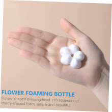 2pcs Travel Shampoo Pump Bottle Plastic Mousse Press Bottle for Home Travel