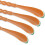3 τεμάχια Calabash Shoe Horns και Backscratters Combo Πολυλειτουργικό Shoehorn 2