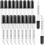 20pcs vidro pipeta gotas com escala 1Ml reta e dobrada cabeças de borracha 4
