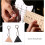 Custodie per plettri per chitarra con 4 plettri, in comodo e morbido materiale Cortex, nere e gialle. 6