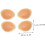 2 Pairs Removable Silicone Breast Pads Inserts Comfortable Breathable Pads 5