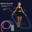 LED Rainbow Jumping Rope    Luminous Adjustable Skipping Ropes 4