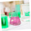 2pcs Glass Conical Flask Stoppers Laboratory Flask for School Experiment Thickened Borosilicate Beaker 6