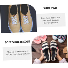2pairs Slip Insoles Respirável Insole confortável para esportes sapatos-almofadas à prova de choque deslizando almofadas de sapatos
