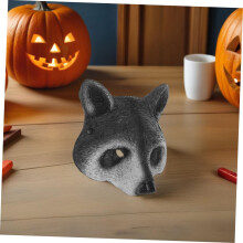 2 ks maska mývala pre dospelých ľahká polovičná zvieracia maska na Halloween