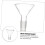 2pcs Glass Funnel for Labs Temperature Resistant Filtering Funnel for Experiment Use 3