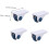 8pcs Sticky Caster Self-Adhesive Wheels for Storage Box Trash Can Box Caster Case Wheels 7