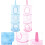 2pcs Plush Storage Hammock Hanging Basket Multi-layer Mesh Design Polyester 8