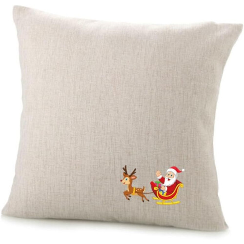 3 pegatinas navideñas termoadhesivas de Papá Noel para ropa. 2