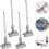 Accessoires pour embouts de cordon de 20 mm, fermoirs, extrémités de ruban, boucle en fer 6