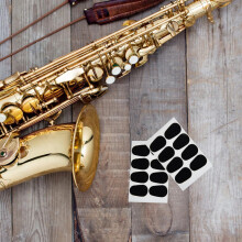 50pcs Saxophone Cushions Saxophone Patches Silicone Food-grade Silicone Healthy Non-toxic Suppress