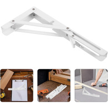 supports d'étagère pliants robustes en acier inoxydable pour table pliante en L de 25 cm (10 pouces)