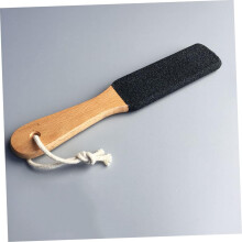 2pcs Wooden Handle Foot File Callus Remover Double Side Foot Rasp Pedicure Tool
