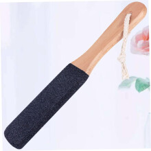 2pcs madeira alça pé arquivo callus removedor duplo lado pé rasp pedicure ferramenta