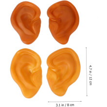 2 paia di orecchie finte di Halloween per cosplay, accessori per feste di Halloween e travestimenti, stile assortito, colore casuale, stile casuale
