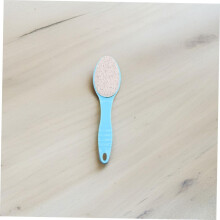 2pcs pés esfregar pele removedor chuveiro esfregador duplo lado Pumice pedra para calcanhar raspador uso de pedicura em casa
