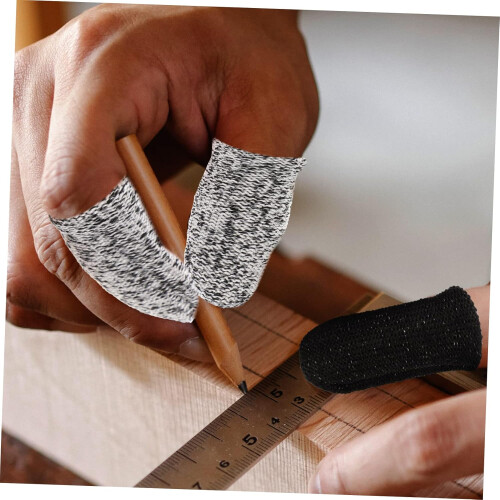 Wiederverwendbare, schnittfeste Fingerlinge, 20 Stück, Grau, Multifunktionale DIY-Fingerlinge 2