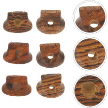 6 stuks Erhu-bruggen gemaakt van synthetisch materiaal in diverse kleuren, eenvoudige vervangingsbruggen.