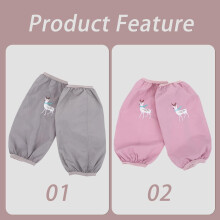 2 paires de manches pour femme à motif de cerf de Noël, pour la cuisine, le ménage et l'hiver. Idéales pour le nettoyage et la cuisson.