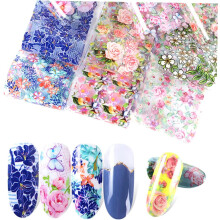 Nagelstickers, 40 stuks, 20x4 cm, waterdicht, vintage, voor doe-het-zelf manicure decoratie