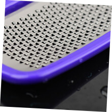 2pcs Foot File Dead Skin Remover Foot Mowing Tool Callus Pedicure Tool Aço inoxidável Cor aleatória