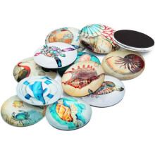 20pcs DIY vidro Patch oceano organismo padrão para pedra preciosa pasta jóias fazendo acessórios
