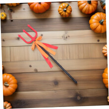 2 stk. Halloween-trefork rekvisitt plastgaffel til demonkostymetilbehør