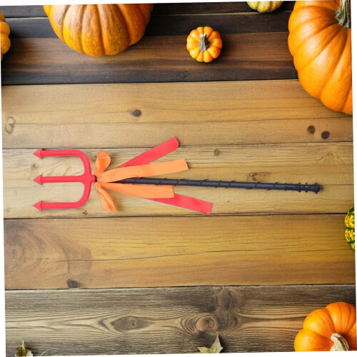 2 τεμάχια Πλαστικό πιρούνι για Halloween Trident Prop για αξεσουάρ κοστουμιών δαίμονα