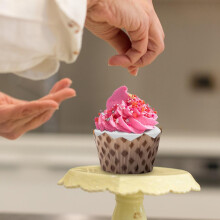 Modele do babeczek i muffinek, 20 szt., piankowe, białe, lekkie