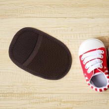 2 Stück schwarze Plüsch-Schuhputzhandschuhe, handliche Schuhputztücher aus Lammwolle