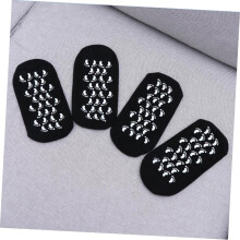 2pairs Comfortable Foot Care Socks for Women Moisturizing Socks Black for Flats and Heels Soft Breathable Seasons