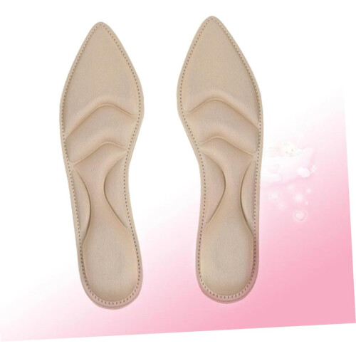 2pcs Sponge Insoles for Exercise Absorption Pad Breathable Insert Pad Comfortable Massage Insoles 2