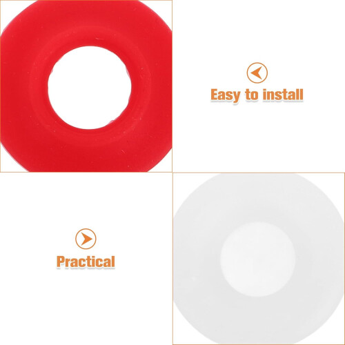 20pcs Seal Gaskets Replacement Silicone Seals Hat Shaped Leakproof Cap 2