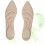 2pcs Sponge Insoles for Exercise Absorption Pad Breathable Insert Pad Comfortable Massage Insoles 6