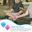 Exercise Balls for Hand Strength Training Finger Silicone Hexagonal 2pcs 5