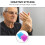 Exercise Balls for Hand Strength Training Finger Silicone Hexagonal 2pcs 8