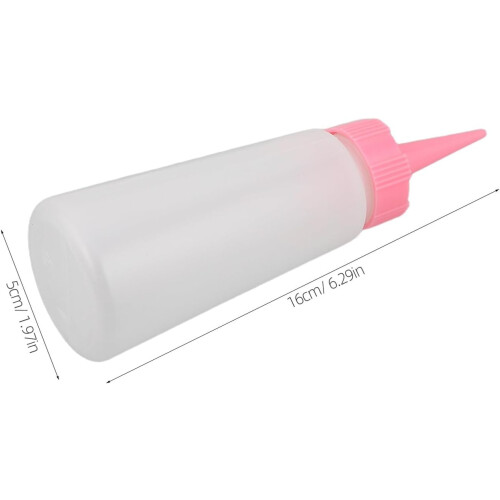 4 herbruikbare haarverfapplicatorflesjes van 120 ml, plastic knijpflesjes 1