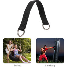 Cintos pendurados de 2pcs Fitness Cintos pendurados de Pullup de anel ginástico Cintos multifuncionais de assistência esportiva preta