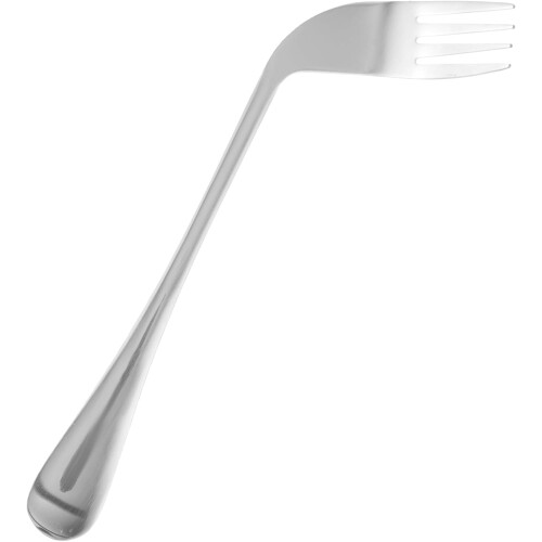 3pcs Curved Fork Angled Fork for Old Man Patients Self-feeding Tableware Dining Utensil 2