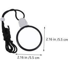 2 Stück Hängelupen, Monokel-Linsen-Vergrößerungsgläser für Schmuck, Lesebrillen, Kompaktlupe